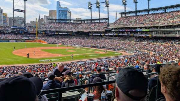 Comerica Park, section: 137A, row: F, seat: 3