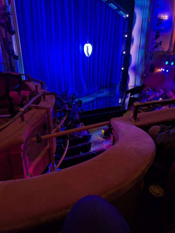 St. James theatre, section: Mezz L, row: B, seat: 27
