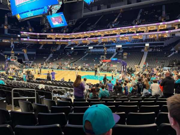 Spectrum Center, section: 103, row: I, seat: 16