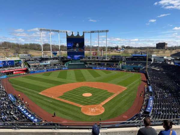 Kauffman Stadium, section: 419, row: M, seat: 12