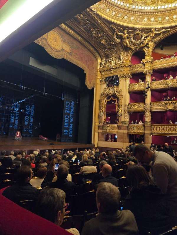 Palais Garnier, section: Baignoires, row: 13-15, seat: 3