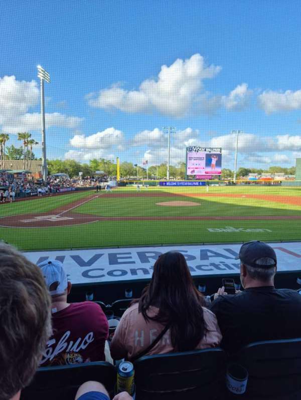 VyStar Ballpark, section: 111, row: K, seat: 8