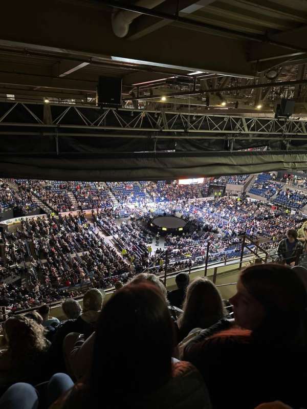 DCU Center, section: 325, row: H, seat: 8