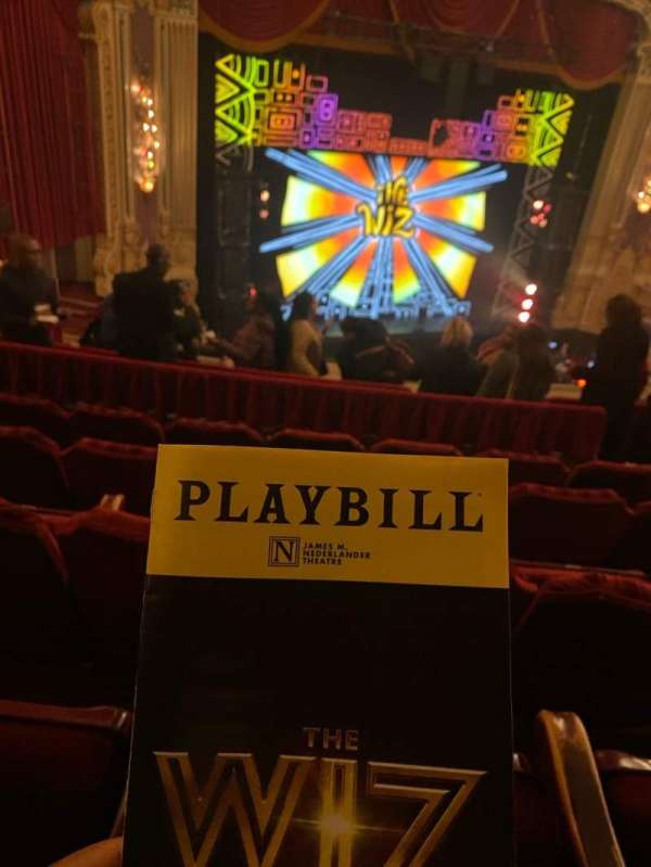 James M. Nederlander Theatre, section: Balcony L, row: J, seat: 363