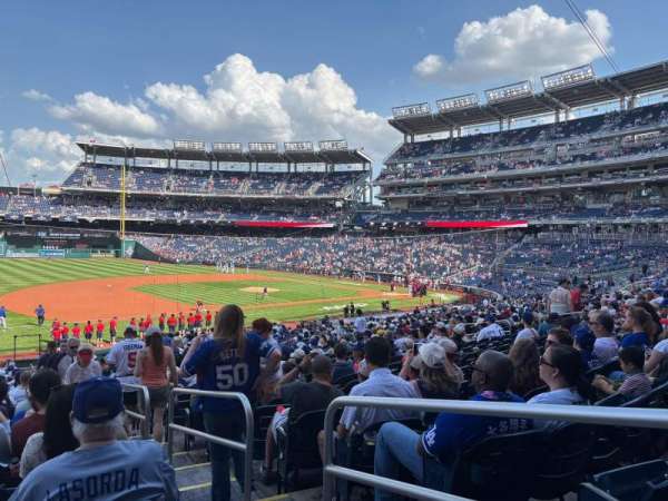 Nationals Park, section: 113, row: PP, seat: 1-2