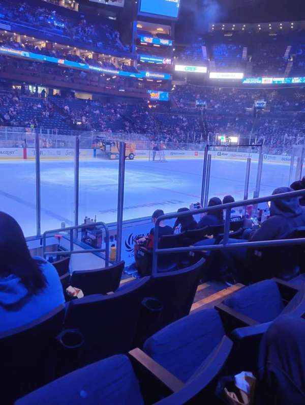 Nationwide Arena, section: 105, row: J, seat: 4