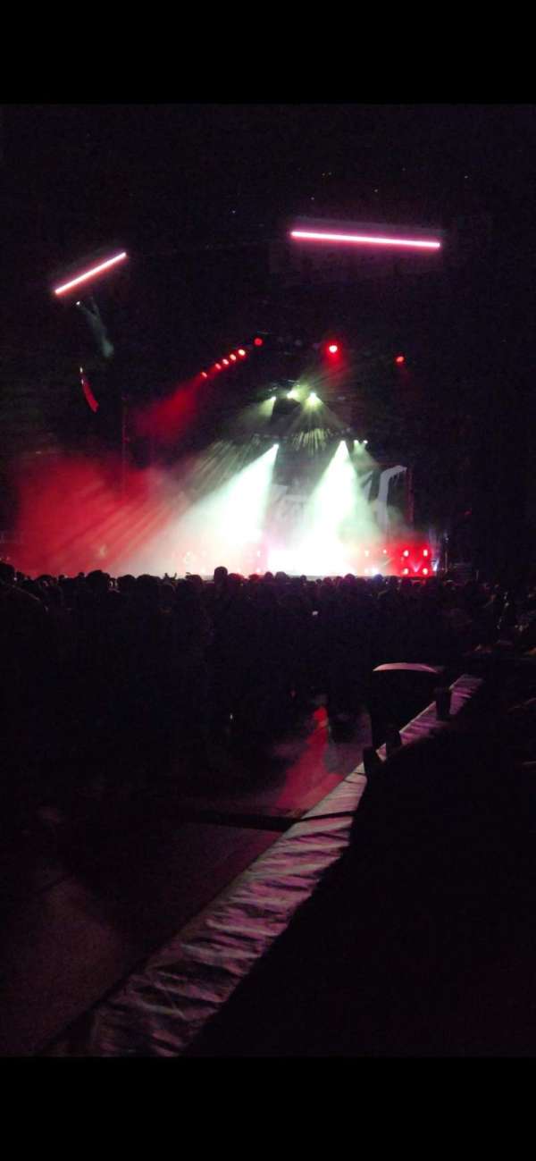 Prudential Center, section: 7, row: 1, seat: 16