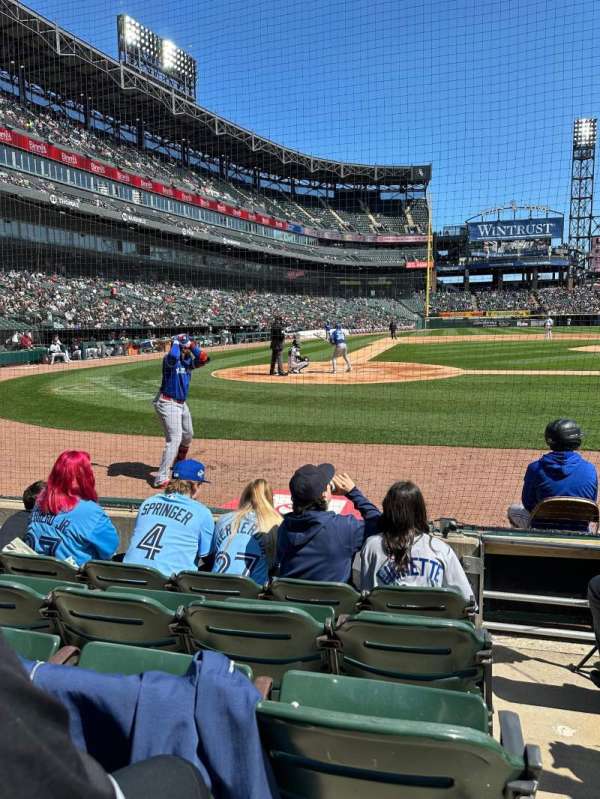 Rate Field, section: 128, row: 5, seat: 1