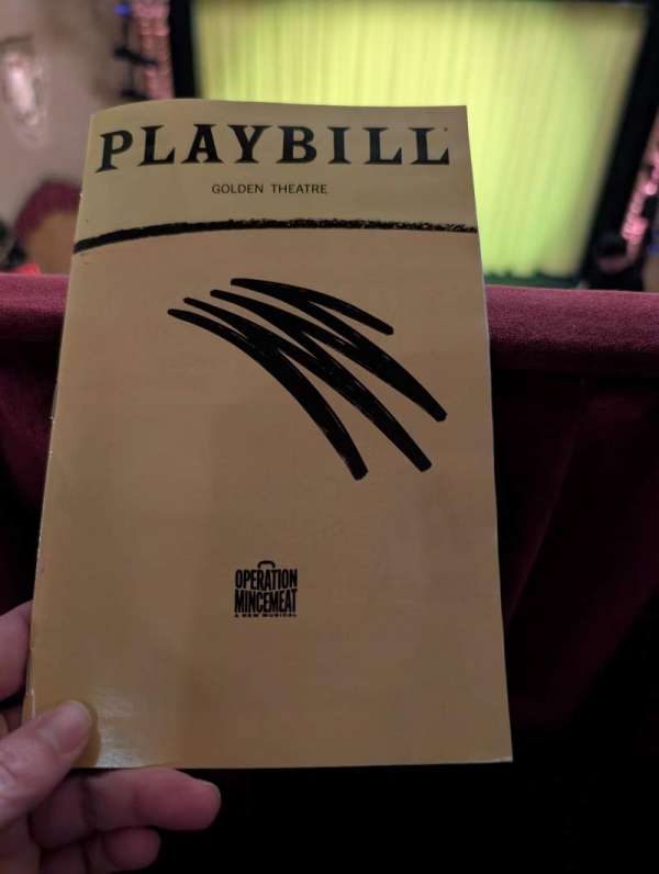 John Golden Theatre, section: Rear Mezzanine R, row: A, seat: 108