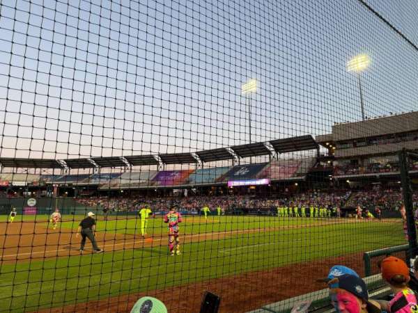 Chickasaw Bricktown Ballpark, section: 104, row: B, seat: 9