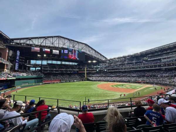 Globe Life Field, section: 103, row: 4, seat: 2