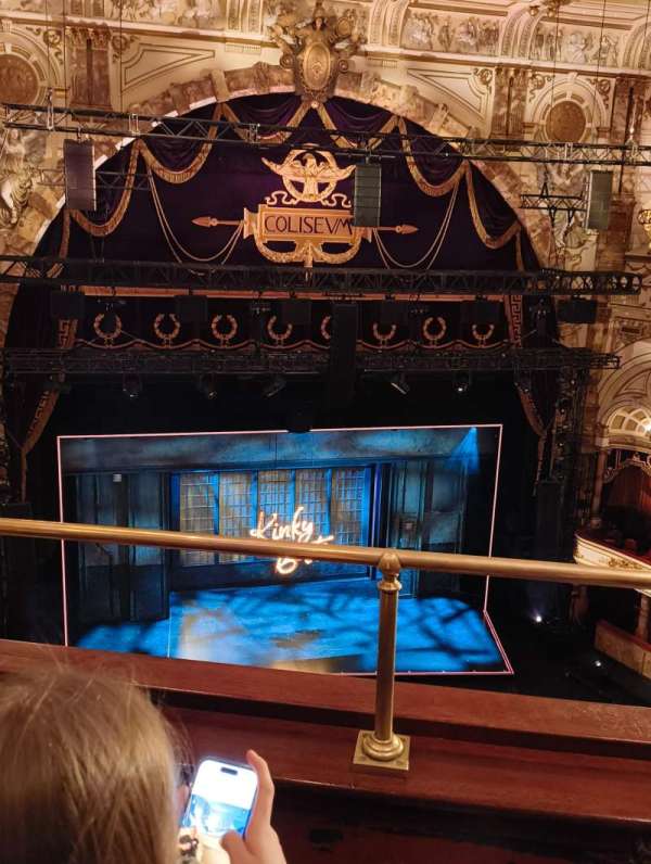 London Coliseum, section: Balcony, row: B, seat: 34