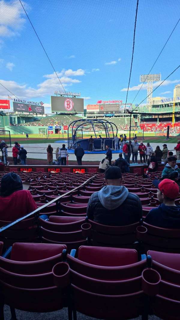 Fenway Park, section: Field Box 47, row: M, seat: 7