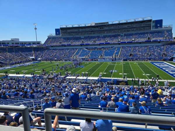 Kroger Field, section: 107, row: 1, seat: 24