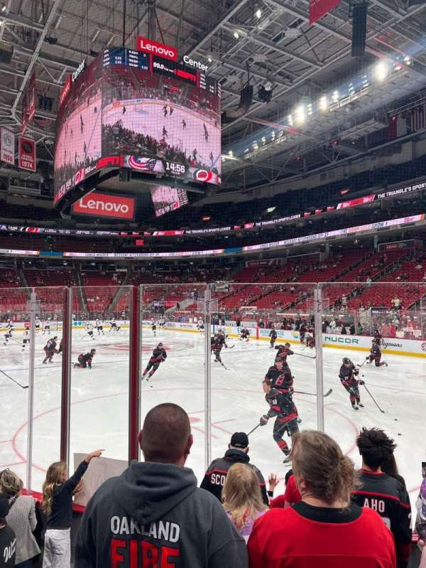 Lenovo Center, section: 114, row: F, seat: 6