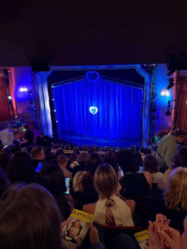 St. James Theatre, section: Mezzanine R, row: Q, seat: 22