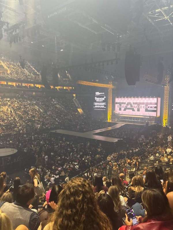 Delta Center, section: 121, row: 14, seat: 8