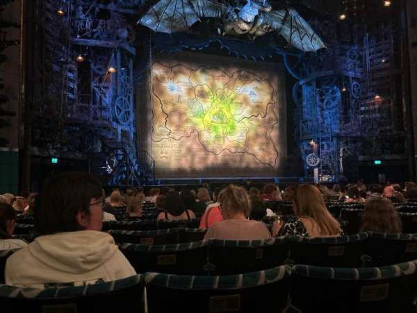 Apollo Victoria Theatre, section: Stalls, row: P, seat: 36