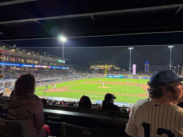 CarMax Park, section: 112, row: Rail, seat: 7