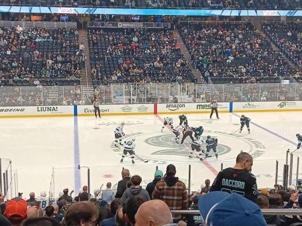 Climate Pledge Arena, section: 02, row: V, seat: 2