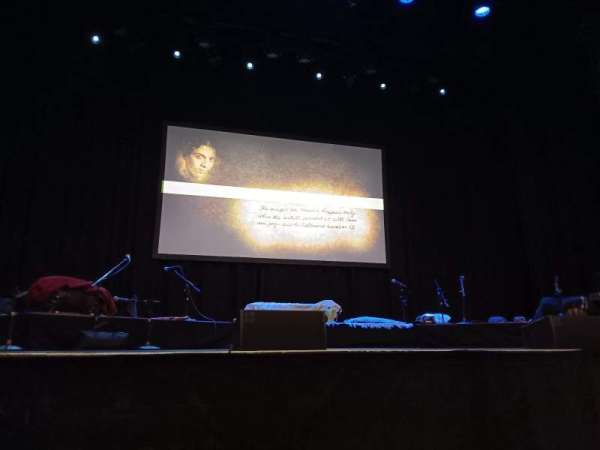 Moore Theatre, section: MAINC, row: A, seat: 1