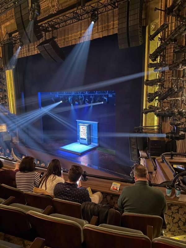Nederlander Theatre, section: Mezzanine R, row: D, seat: 24