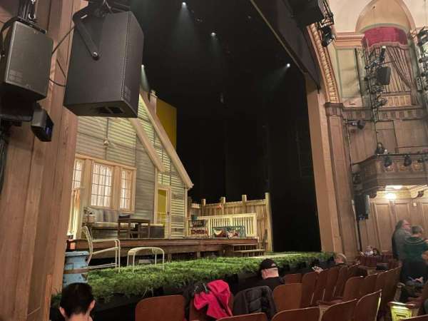 Booth Theatre, section: Orchestra L, row: D, seat: 15