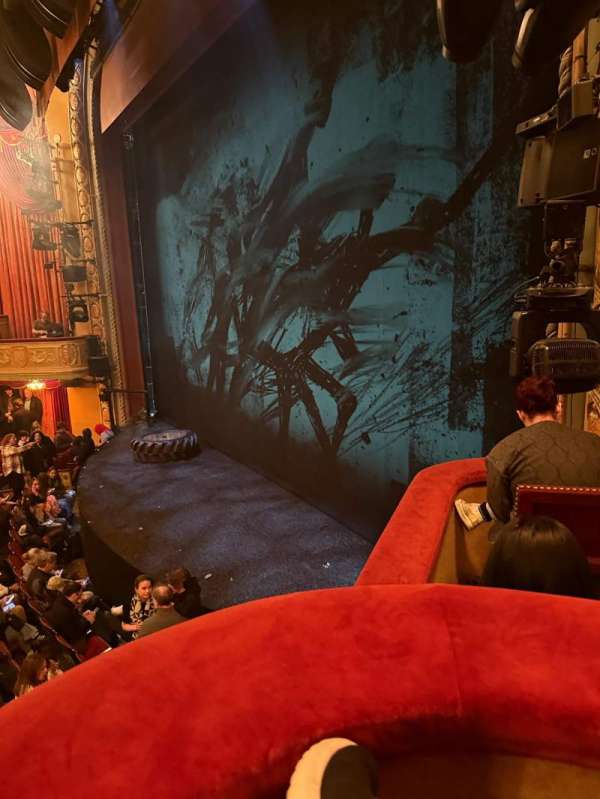 Bernard B. Jacobs Theatre, section: Right Boxes, row: C, seat: 1