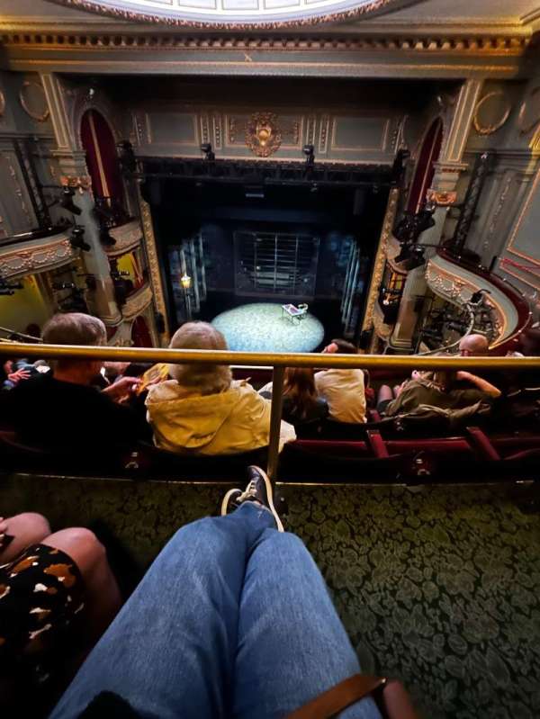 Aldwych Theatre, section: Grand Circle, row: D, seat: 11