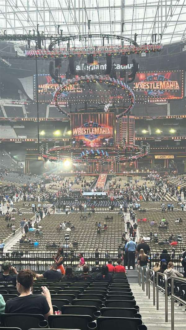 Allegiant Stadium, section: 101, row: 31, seat: 1