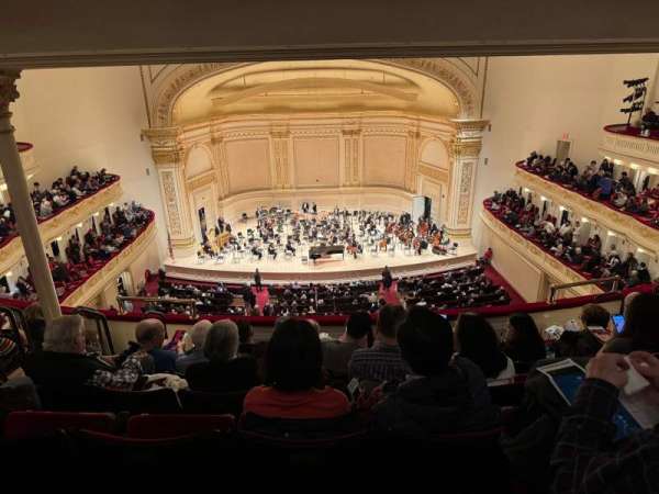 Carnegie Hall, section: Dress Circle C, row: FF, seat: 106