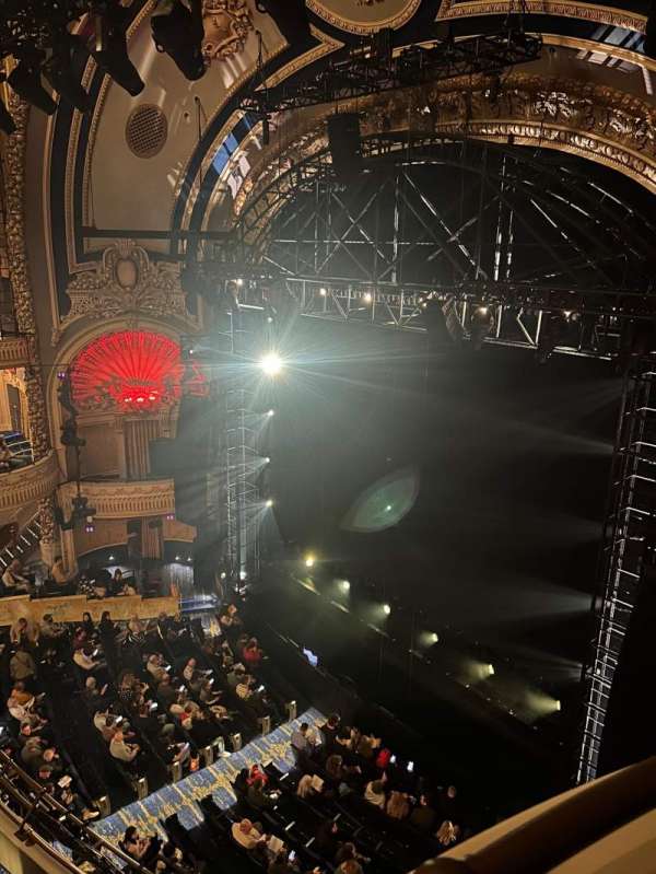 Palace Theatre, Broadway, section: Balcony Box R, row: GG, seat: 1