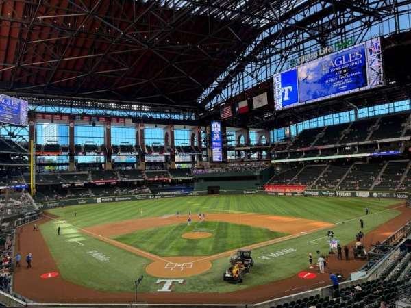 Globe Life Field, section: 115, row: 2, seat: 1