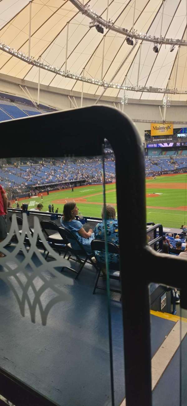 Tropicana Field, section: 122, row: PP, seat: 1