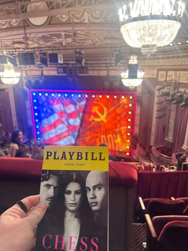Imperial Theatre, section: Rear Mezzanine RC, row: D, seat: 405