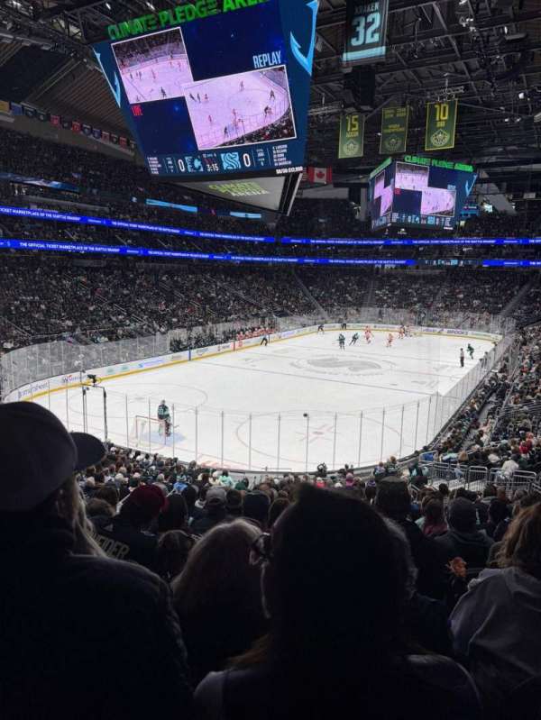 Climate Pledge Arena, section: 19, row: Y, seat: 13
