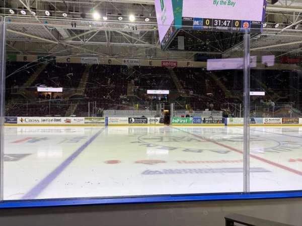 Cross Insurance Arena, section: W, row: 3, seat: 2