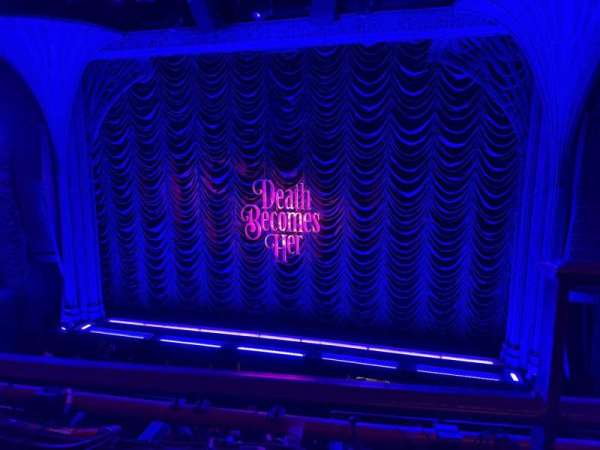 Lunt-Fontanne Theatre, section: Front Mezzanine C, row: A, seat: 114