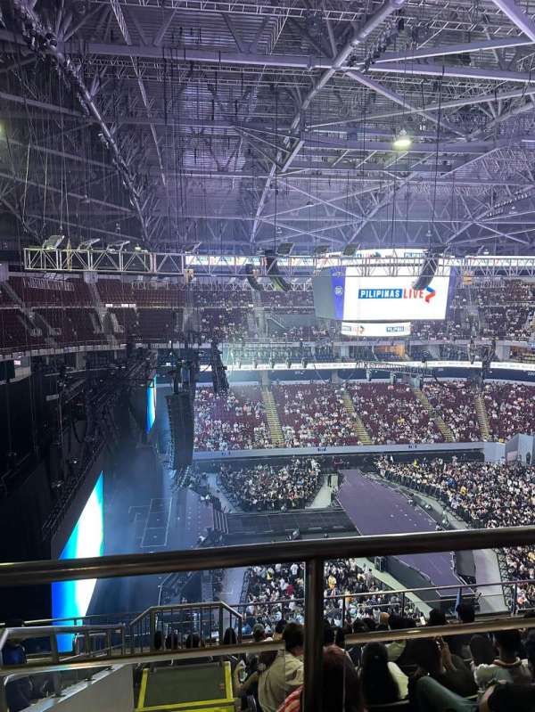 SM Mall of Asia Arena, section: 507, row: B, seat: 4