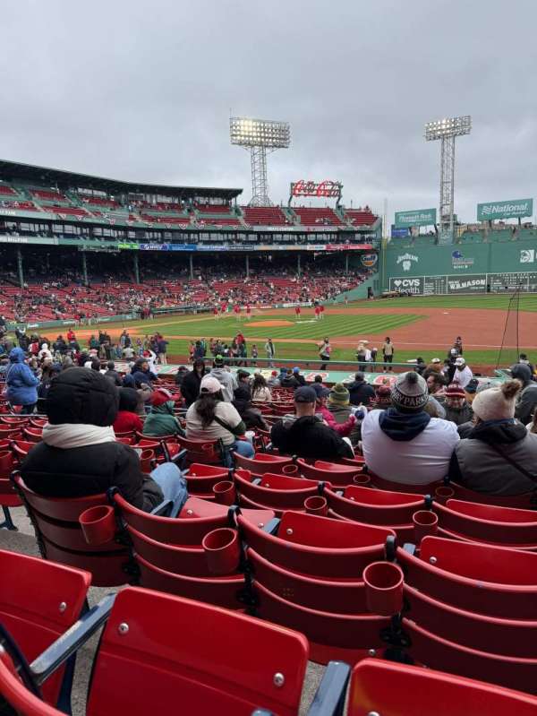 Fenway Park, section: Loge Box 109, row: HH, seat: 1