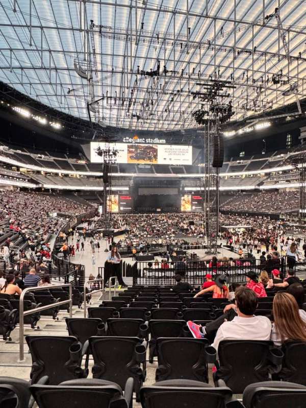 Allegiant Stadium, section: 103, row: 21, seat: 18