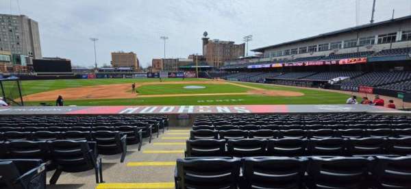 Fifth Third Field, section: 107, row: Q, seat: 20