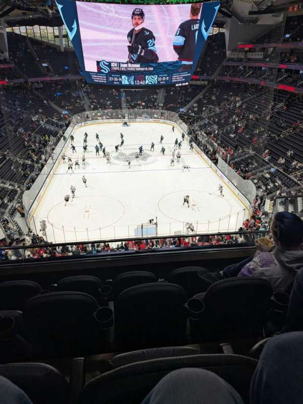 Climate Pledge Arena, section: 108, row: D, seat: 1-2
