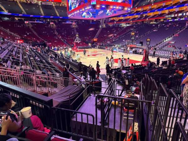 Toyota Center, section: 103, row: 10, seat: 1