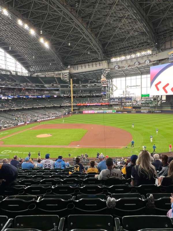 American Family Field, section: 212, row: 12, seat: 12