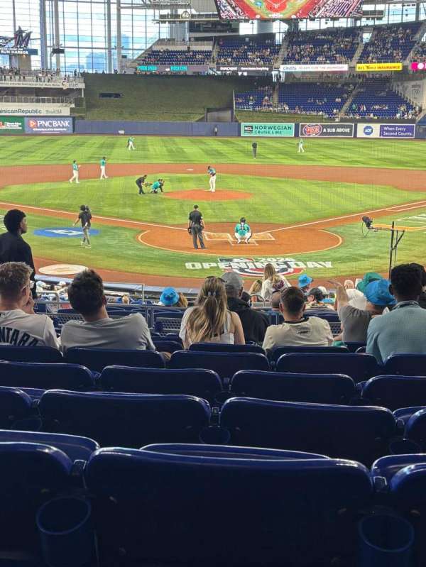 LoanDepot Park, section: 15, row: 10, seat: 7