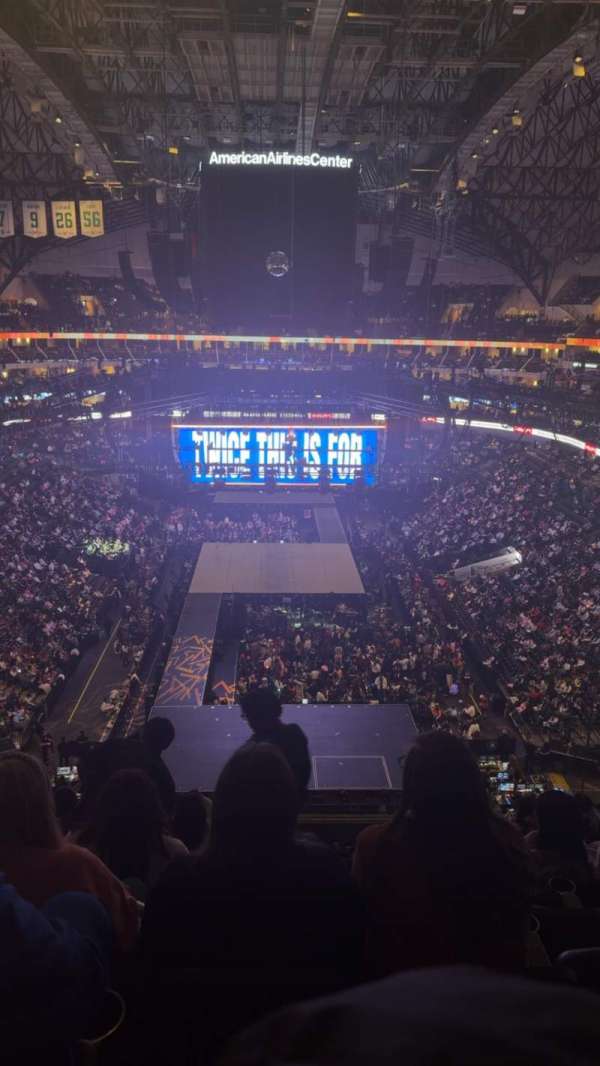 American Airlines Center, section: 301, row: D, seat: 12