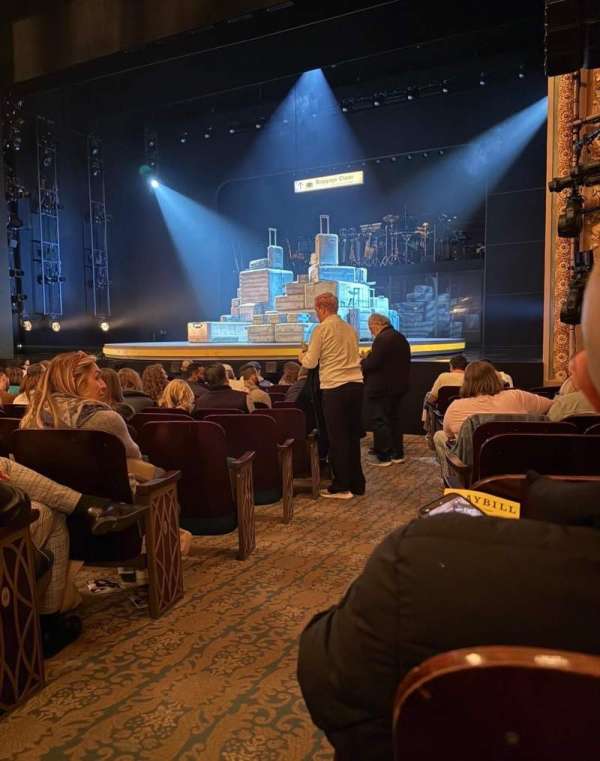 Longacre Theatre, section: Orchestra R, row: K, seat: 1