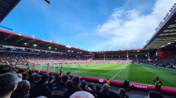 Bramall Lane, section: BL3, row: K, seat: 144