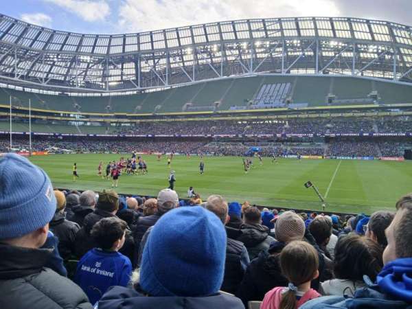 Aviva Stadium, section: 103, row: T, seat: 7